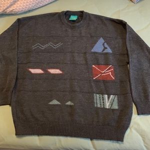 Vintage Canda Gray Sweater - EUC - 30% Wool - L